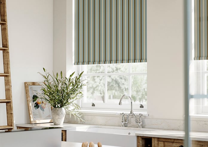 The British Stripe Co. Charles, Derwent No.1 - Twist&Fit Roller Blind - Image 5